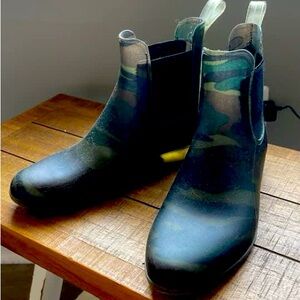 J Crew ankle rain boots